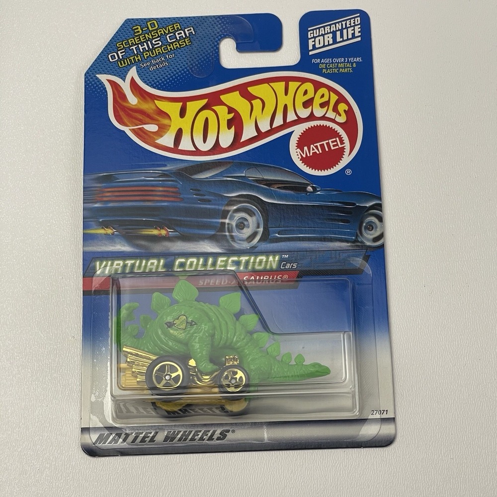 Mattel Hot Wheels Virtual Collection Speed A Saurus 2000 Green